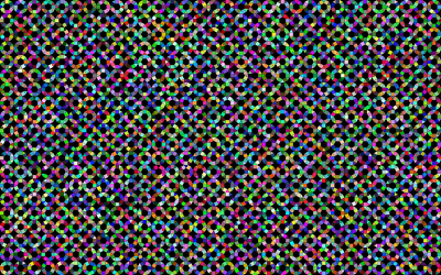 Prismatic Geometric Tessellation Pattern
