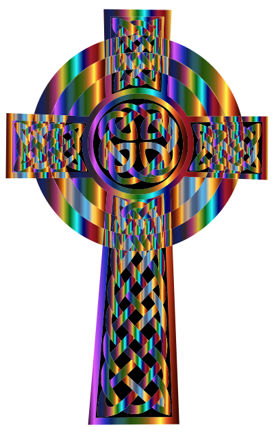 Prismatic Celtic Cross