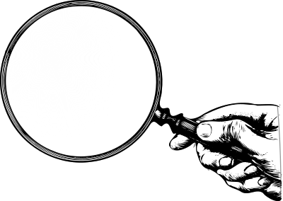 vintage magnifying glass