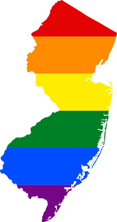 LGBT flag map of New Jersey 1