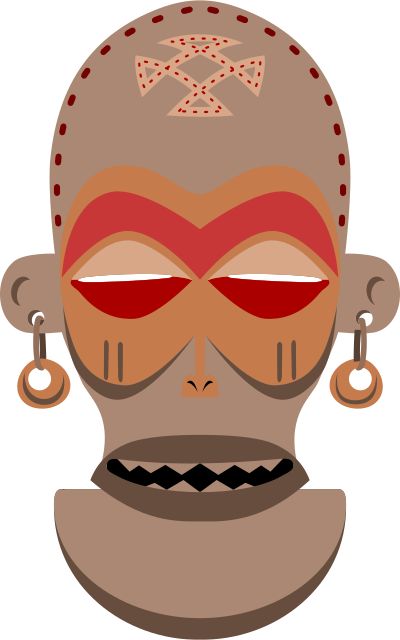 African Mask Chokwe Angola Zaire