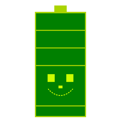 smiling battery
