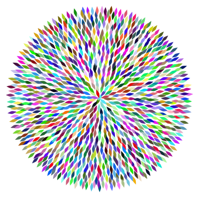 Prismatic Abstract Flower Petals