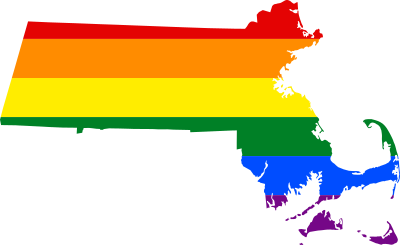 LGBT flag map of Massachusetts 1